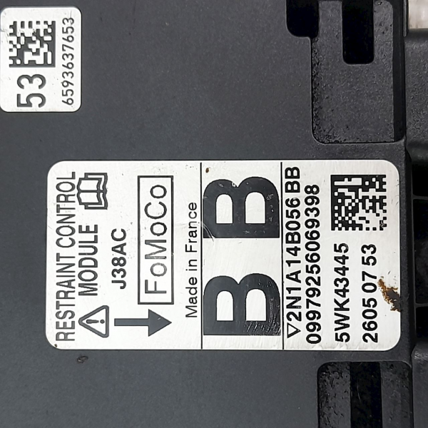 MÓDULO AIRBAG  FORD ECOSPORT 1.6  2006 170660