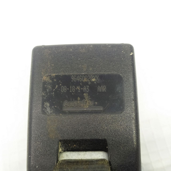 ENGATE CINTO SEGURANÇA TRASEIRO PEUGEOT 206 SW 2001    6537