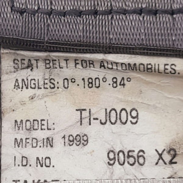 CINTO SEGURANÇA TRASEIROBESQUERDO HONDA ACCORD 2000    145439