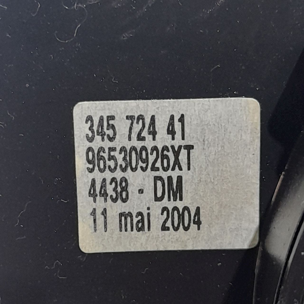 DISK RAID CINTA AIRBAG  PEUGEOT 206 1.6 16V 2003 164589