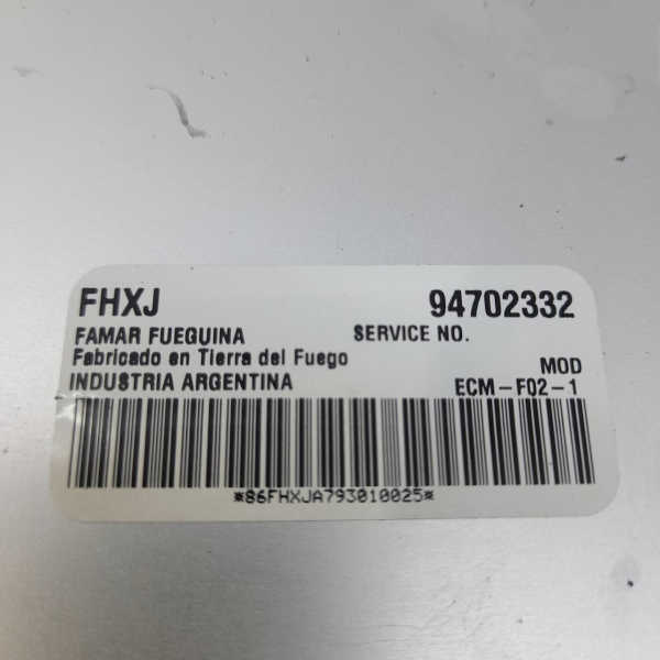 MÓDULO DE INJEÇÃO ELETRÔNICA GM CELTA 1.0 2P 2008 V1695 - P24