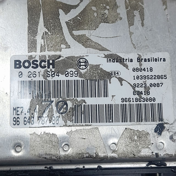 MÓDULO DE INJEÇÃO ELETRÔNICA PEUGEOT 206 1.4 4P 2007 V1699 - P24