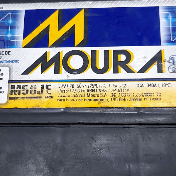 BATERIA MOURA M50 CCA 340A    183190