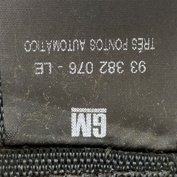 CINTO BANCO DIANTEIRO ESQUERDO  GM CELTA 4P 1.0 2012 193891