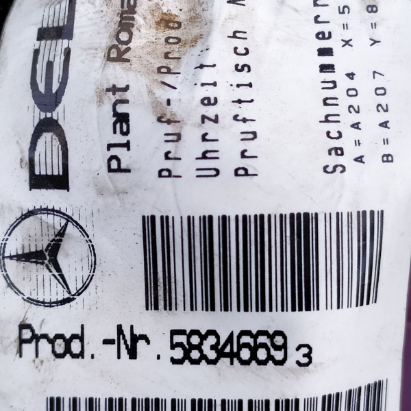 CHICOTE ELÉTRICO PAINEL CARROCERIA  MERCEDES-BENZ C 200K 1.8 2009 195245