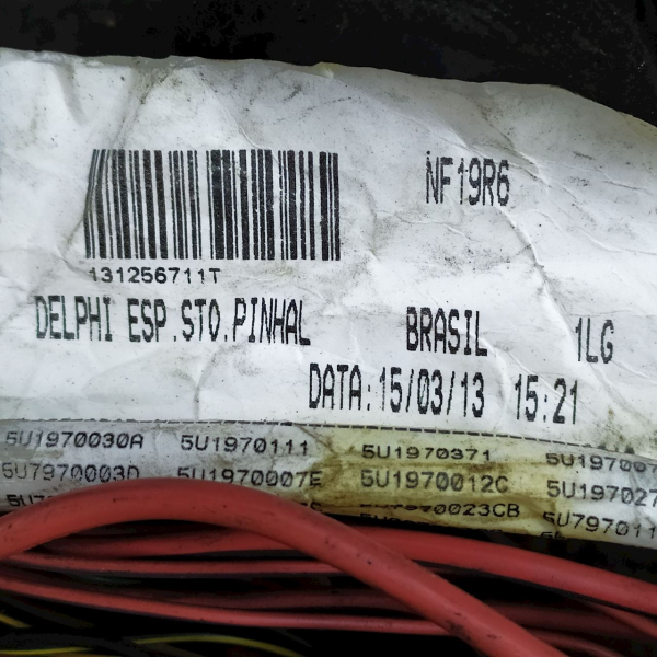 CHICOTE ELÉTRICO MOTOR PAINEL CARROCERIA  VW SAVEIRO 1.6 2013 195825