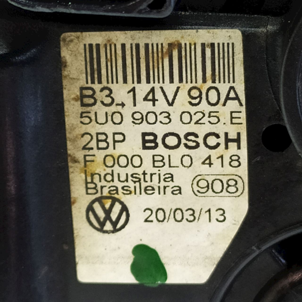 ALTERNADOR VW SAVEIRO 1.6 2013 V1756 - P1
