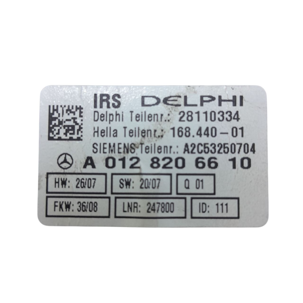 CONTROLE TETO SOLAR LUZ CORTESIA  MERCEDES-BENZ C 200K 1.8 2009 195179