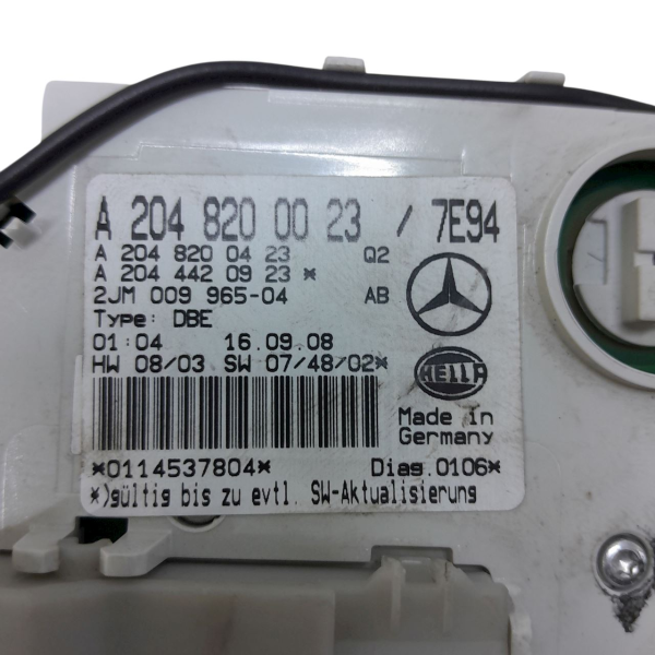 CONTROLE TETO SOLAR LUZ CORTESIA  MERCEDES-BENZ C 200K 1.8 2009 195179