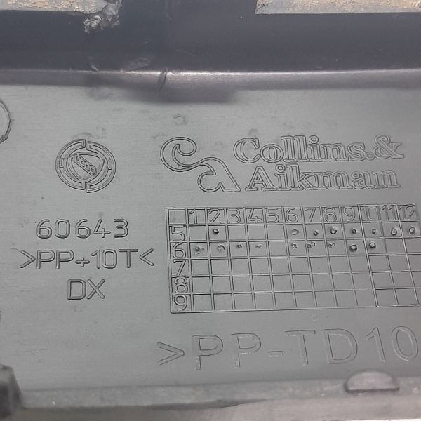 FRISO DIREITO PARA CHOQUE DIANTEIRO  FIAT IDEA ELX 2008 196808