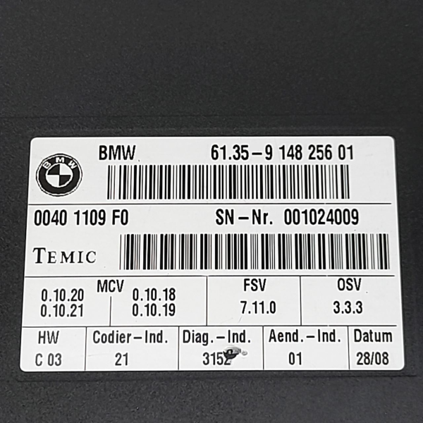 MÓDULO CONTROLE BANCOS  BMW 550I 4.8  2009 196795