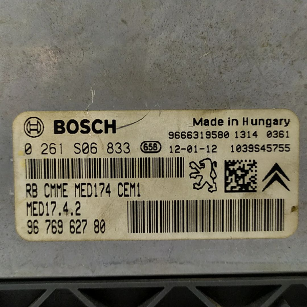 MÓDULO DE INJEÇÃO ELETRÔNICA PEUGEOT 508 THP 2013 V1341 - P24