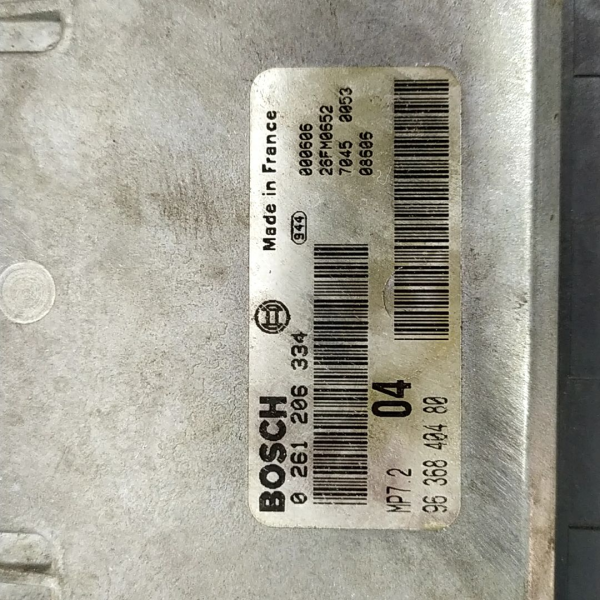 MÓDULO DE INJEÇÃO ELETRÔNICA PEUGEOT 206 1.6 8V 2001 V1342 - P24