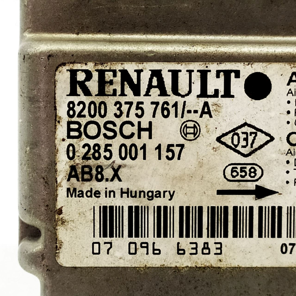 MÓDULO AIRBAG RENAULT CLIO 16V 2008 59385
