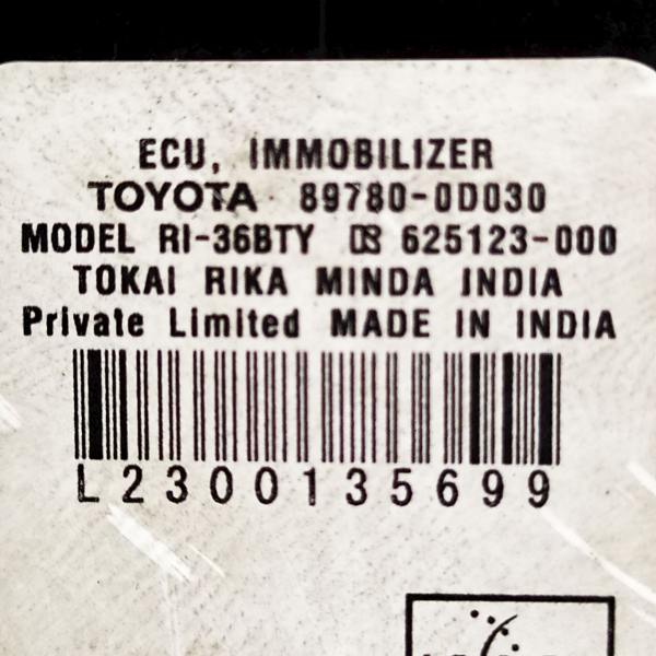 MÓDULO DE INJEÇÃO ELETRÔNICA TOYOTA ETIOS XS 1.3 2013 V1378 - P24