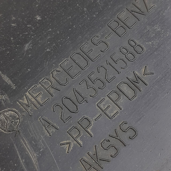 CAPA BANDEJA TRASEIRA ESQUERDA  MERCEDES-BENZ C 200K 1.8 2009 195016