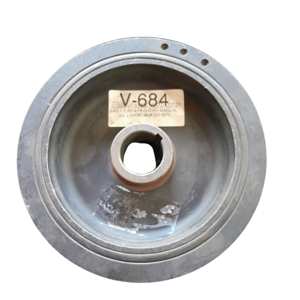 POLIA VIRABREQUIM CHERY QQ 1.0 3 CILINDROS 2015    195268