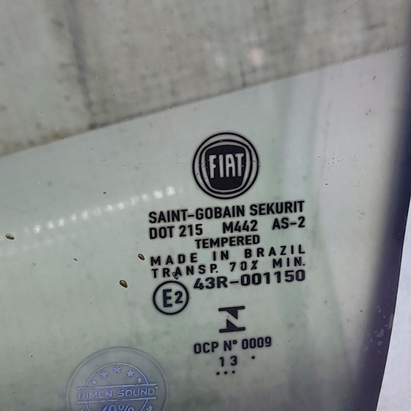 VIDRO PORTA ESQUERDA  FIAT PALIO 2014 198858