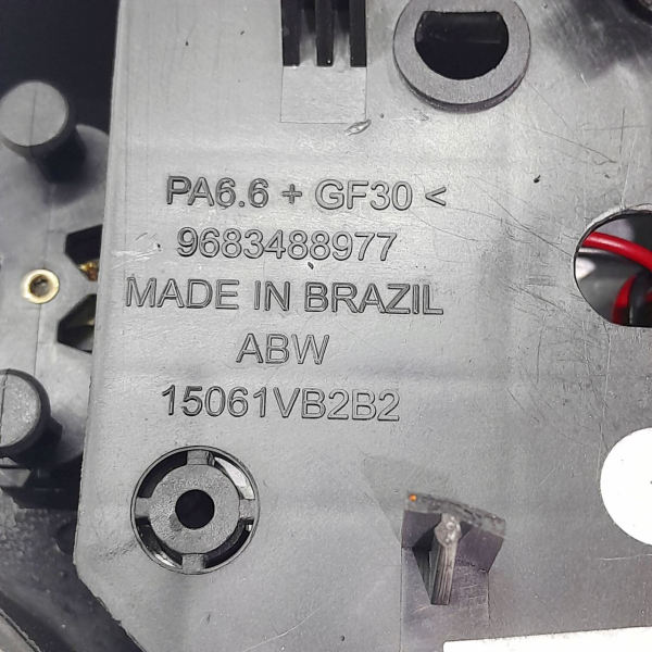 CAPA BUZINA VOLANTE  PEUGEOT 207 PASSION 1.4 2010 198780