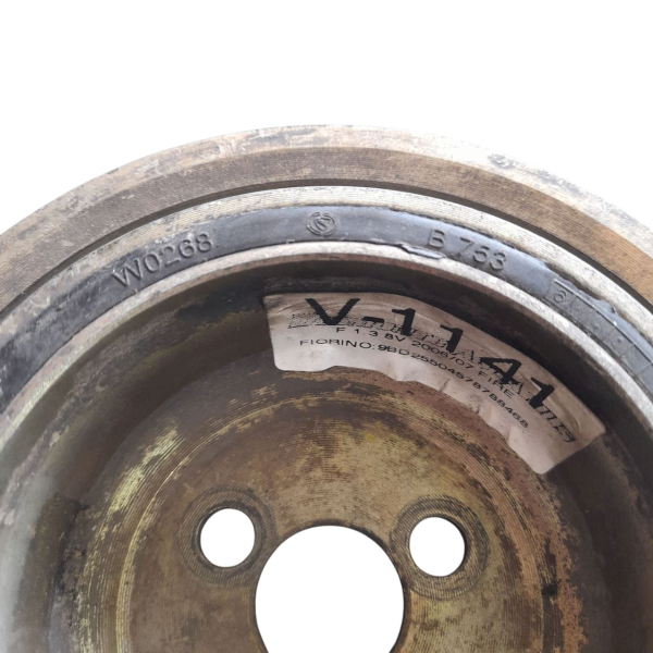 POLIA VIRABREQUIM FIAT FIORINO 1.3 8V 2007    22564