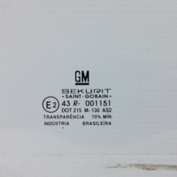 VIDRO PORTA DIREITA  GM S10  2.4  2002 200845