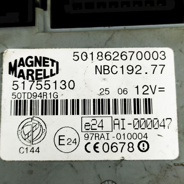 MÓDULO BODY COMPUTER FIAT STILO 1.8 2009    128382