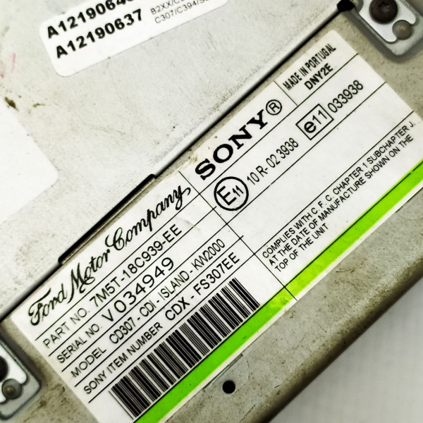 SOM MP3 CD ORIGINAL SONY FORD FOCUS 2009 ORIGINAL    47493