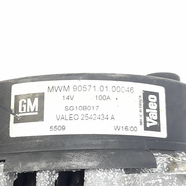 ALTERNADOR GM S10  2.4  2002 V1750 - P1