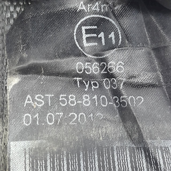 CINTO DIREITO BANCO TRASEIRO  GM SONIC HB 1.6 2013 200941