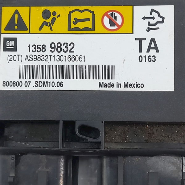 MÓDULO AIRBAG  GM SONIC HB 1.6 2013 200986