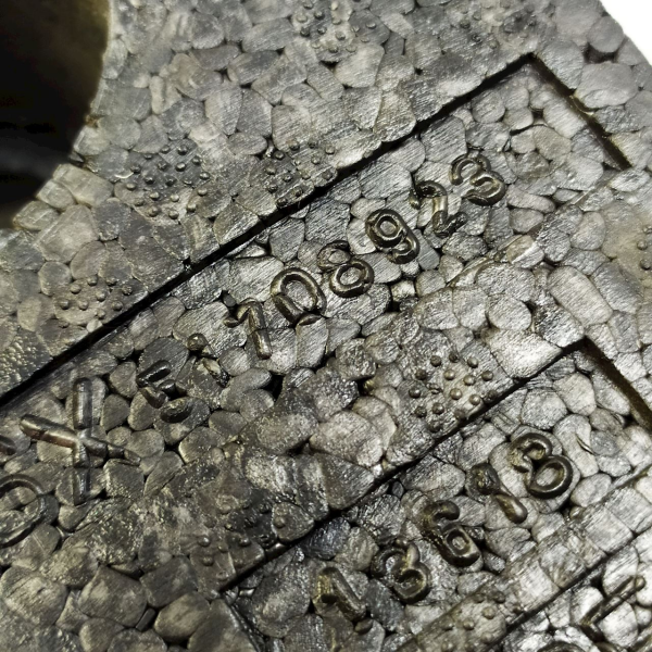 ISOPOR ESQUERDO ABSORVEDOR IMPACTO PARA CHOQUE DIANTEIRO  FIAT SIENA 1.8 2007 194619