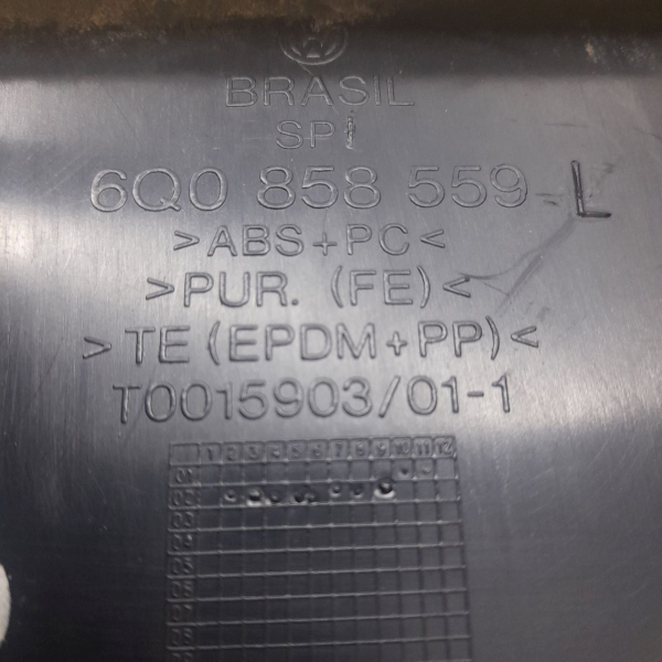 CAPA COLUNA DIREÇÃO ESCAMOTEAVEL VW POLO 1.6 2003 203234