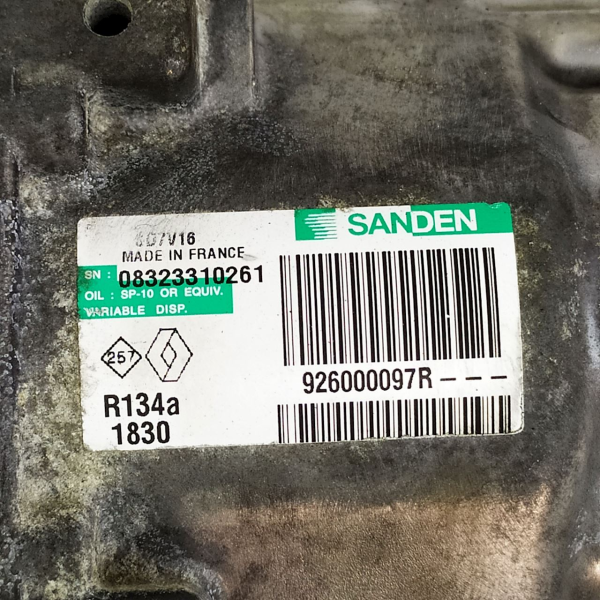 COMPRESSOR DO AR RENAULT DUSTER 1.6 16V 2013 V1794 - P11