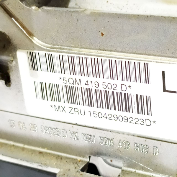 COLUNA DE DIREÇÃO ESCAMOTEÁVEL VOLKSWAGEN GOLF COMFORTLINE 1.6 16V MSI AT 2016 23340