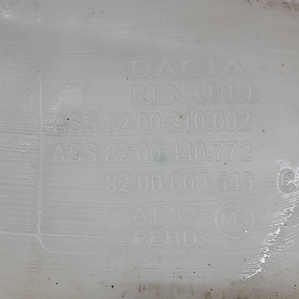 RESERVATÓRIO ÁGUA LIMPADOR PARA BRISA  RENAULT DUSTER 1.6 16V 2013 204325