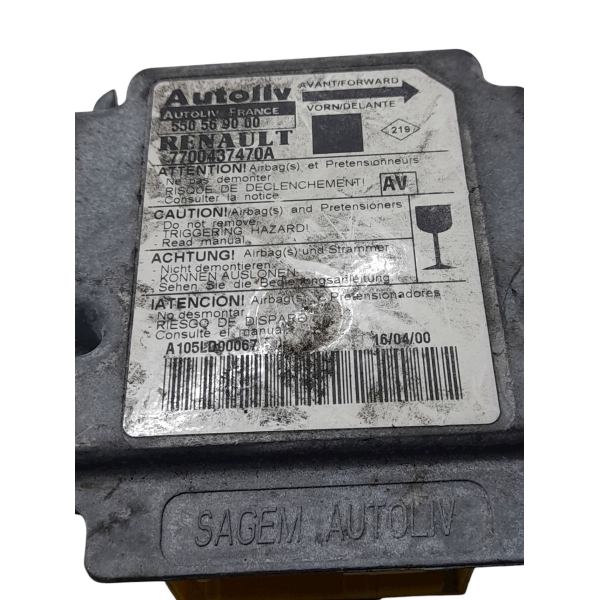 KIT AIRBAG  RENAULT SCENIC 2.0 2001 204784
