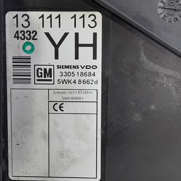 MODULO CONFORTO MERIVA 1.8 8V 2005    205402