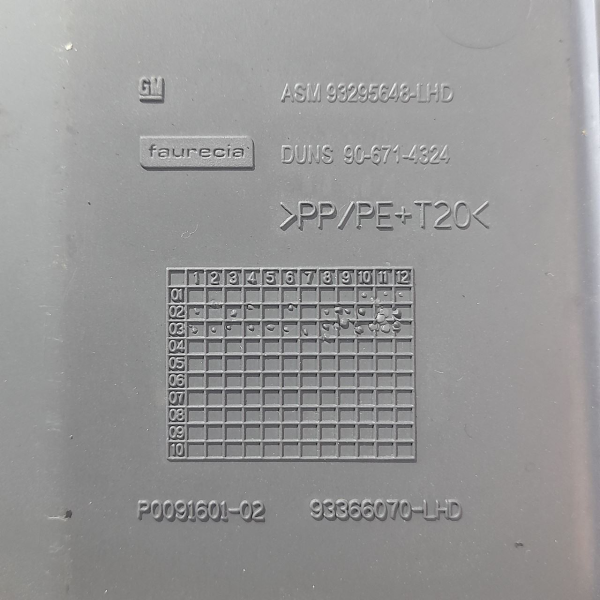PORTA LUVAS MERIVA 1.8 8V 2005    205416