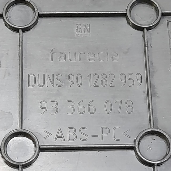 ACABAMENTO SUPERIOR CENTRAL CAPA PAINEL GM MERIVA 2005    205486