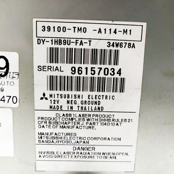 SOM AUTOMOTIVO ORIGINAL HONDA CITY 2010    1952