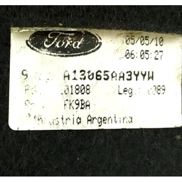 FORRO CARPETE ASSOALHO PORTA-MALAS FORD FOCUS HC 1.6 16V 2011 77761