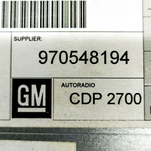 SOM AUTOMOTIVO RÁDIO CD BLUETOOTH GM MERIVA 2011    143321