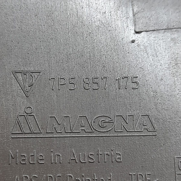 ACABAMENTO LATERAL ESQUERDO CAPA PAINEL  PORSCHE CAYENNE S 4.8 T 2011 190434