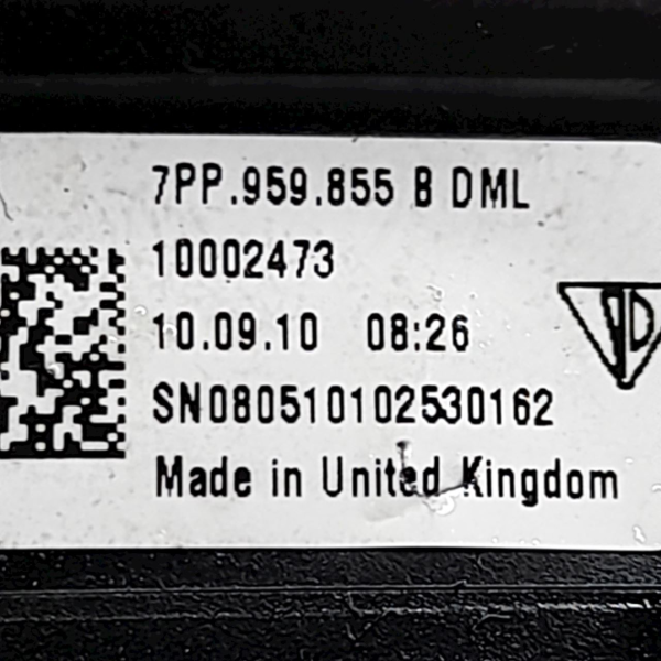 BOTÃO VIDRO ELÉTRICO PORTA TRASEIRA DIREITA  PORSCHE CAYENNE S 4.8 T 2011 190609