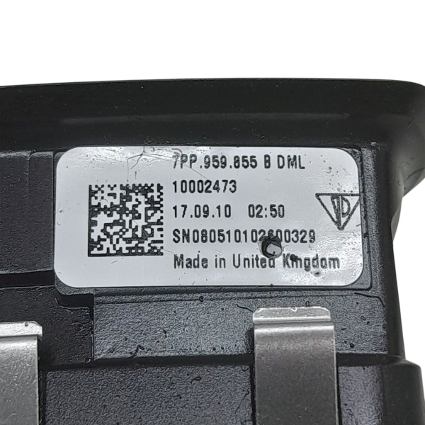 BOTÃO VIDRO ELÉTRICO PORTA DIANTEIRA DIREITA  PORSCHE CAYENNE S 4.8 T 2011 190684