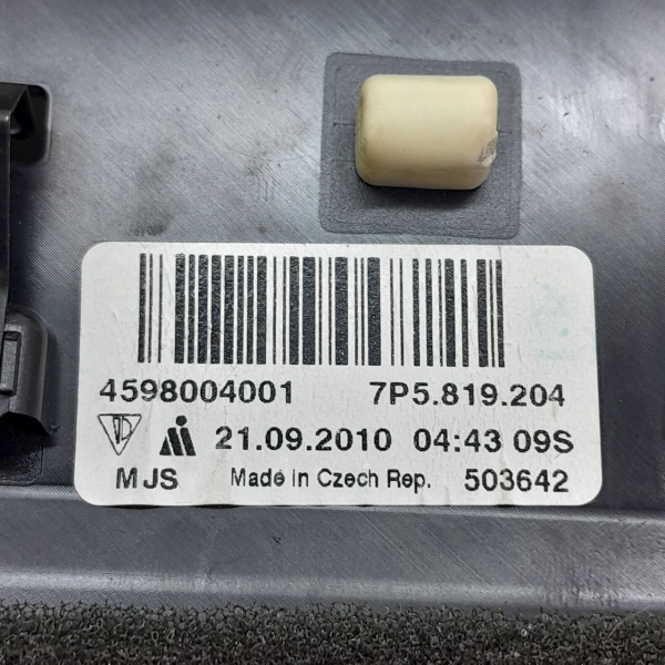 DIFUSOR AR TRASEIRO DIREITO CONSOLE CENTRAL  PORSCHE CAYENNE S 4.8 T 2011 189969