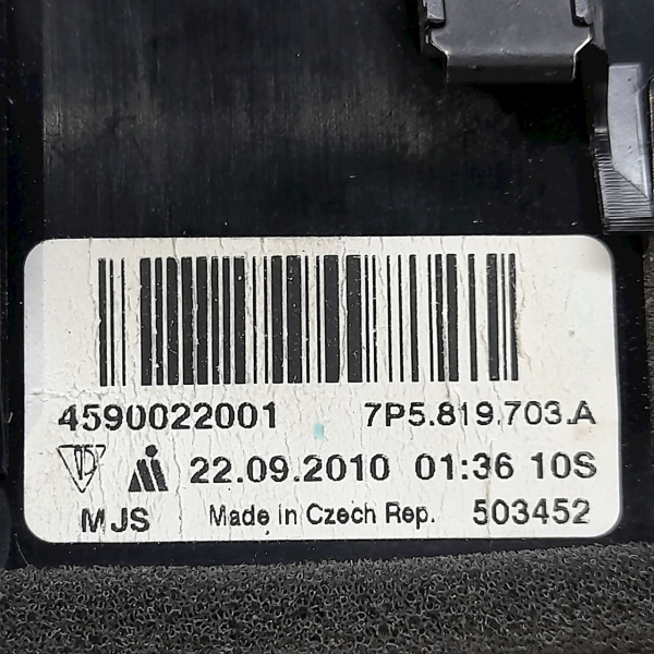 DIFUSOR AR ESQUERDO CAPA PAINEL  PORSCHE CAYENNE S 4.8 T 2011 190412