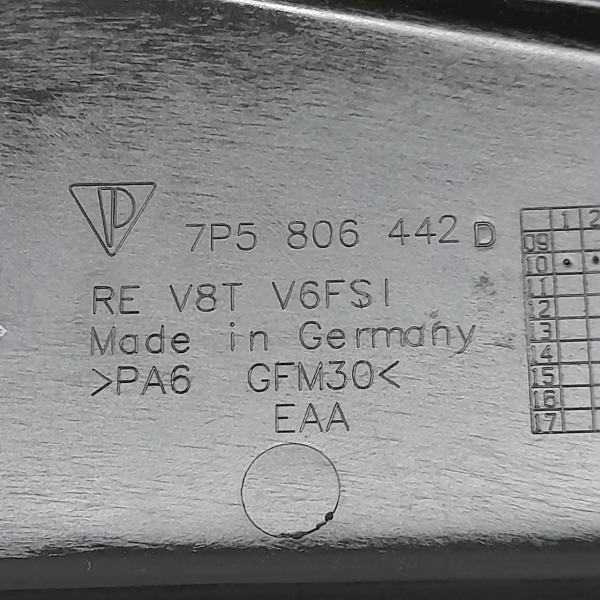 ACABAMENTO DIREITO MOTOR  PORSCHE CAYENNE S 4.8 T 2011 189967