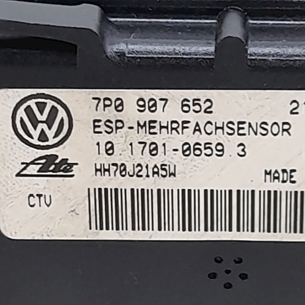 MÓDULO SENSOR ACELERAÇÃO TAXA GUINADA  PORSCHE CAYENNE S 4.8 T 2011 190448