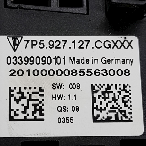 BOTÃO COMANDO MULTI FUNÇÕES SUSPENSÃO DIFERENCIAL  PORSCHE CAYENNE S 4.8 T 2011 190451